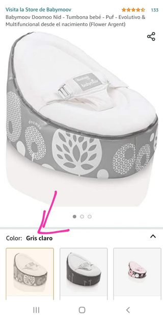 Tumbona bebé Babymoov