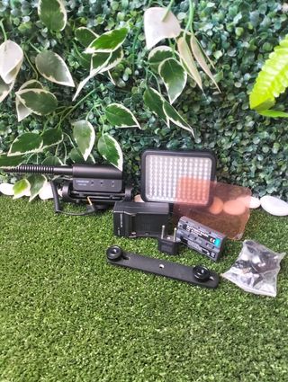 Pack Micrófono-foco para cámara Digital