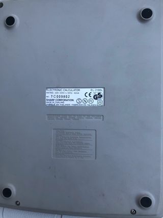 Calculadora impresora