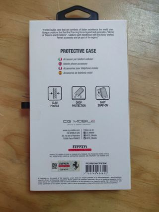 Carcasa para iPhone X Xs licencia Ferrari
