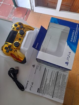 mando sony ps4 y ps3 oro cromado edicion limitada