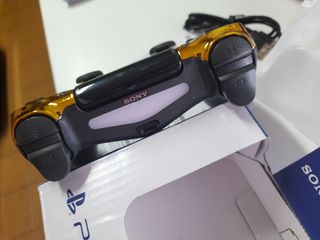 mando sony ps4 y ps3 oro cromado edicion limitada