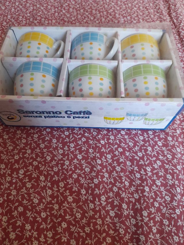 Set 6 tazzine senza piattino