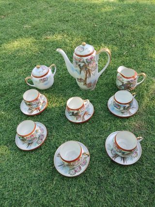 Juego de té japonés antiguo