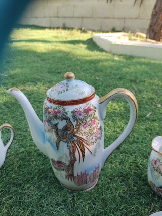 Juego de té japonés antiguo