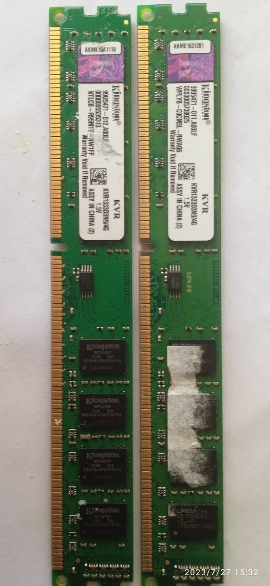 OFERTA Pack de 2 memoria RAM DRR3