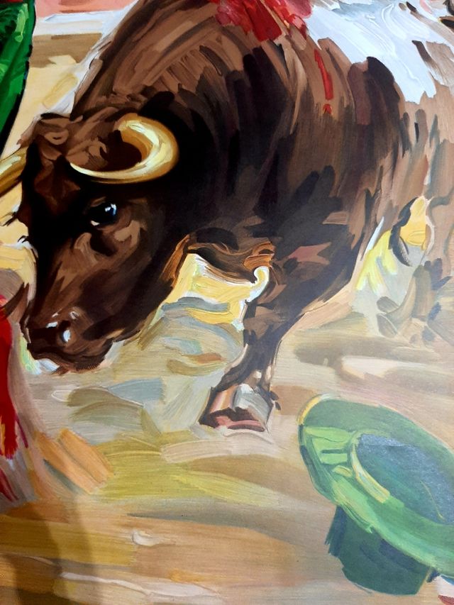 Vecchio poster della corrida