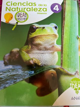 Libro de Ciencias Naturaleza Anaya 4º primaria