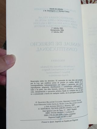 Manual de derecho Constitucional