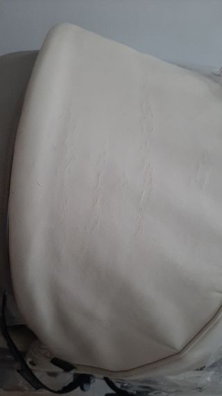 Carro bebecar polipiel blanco y gris