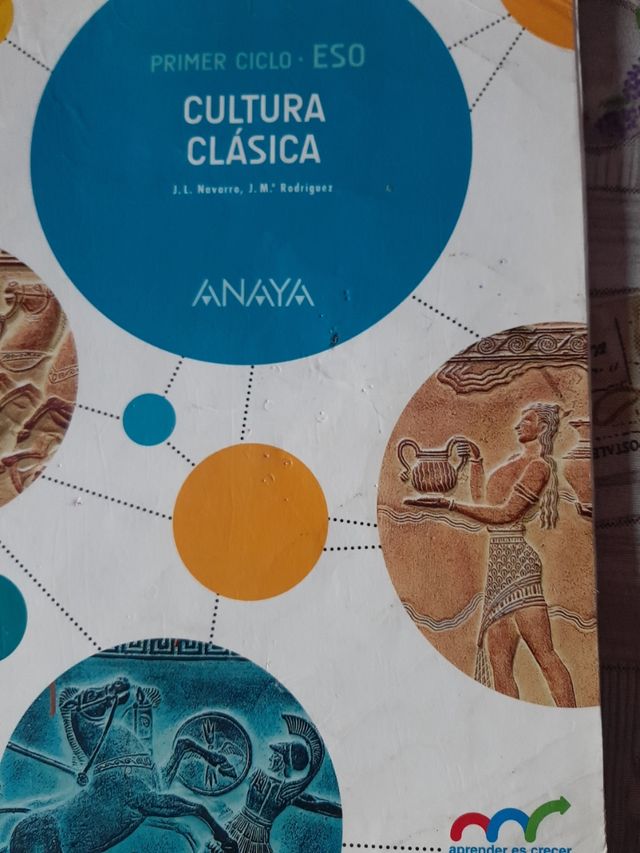 Cultura Clasuca primer ciclo ESO ANAYA