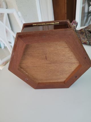 Joyero de madera pintado