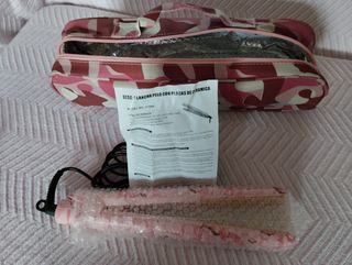 Plancha para el pelo, con estuche incluido