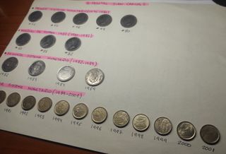 LOTE COMPLETO DUROS DE LA EPOCA DE JUAN CARLOS I