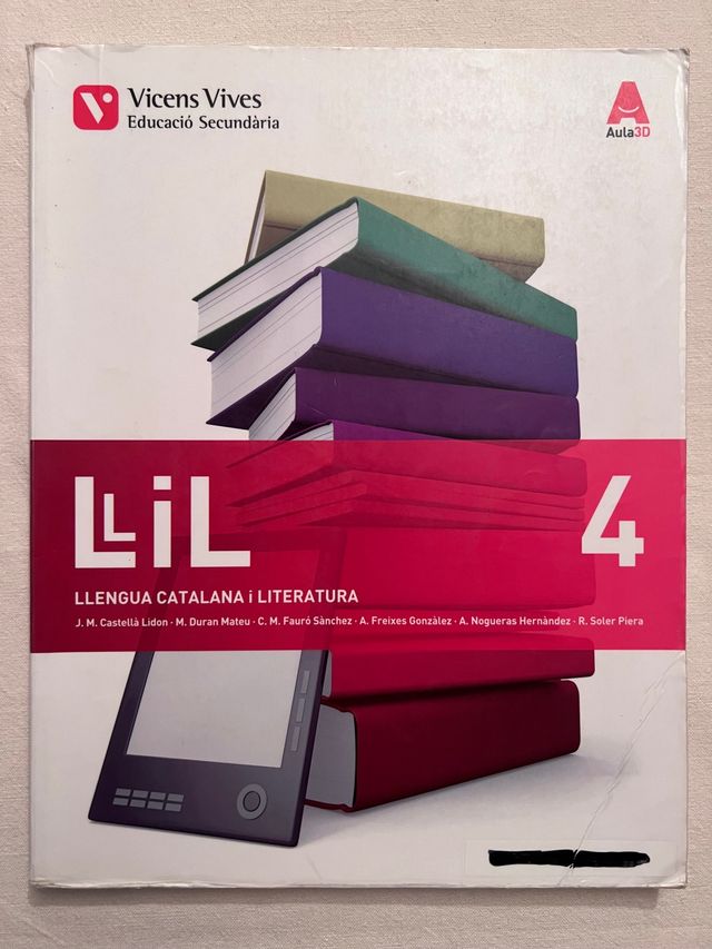 Llibre 4 ESO llengua catalana i literatura