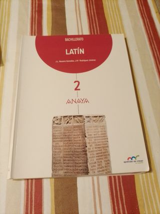 latín. 2 bachillerato.anaya
