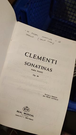 Clementi Sonatinas para piano