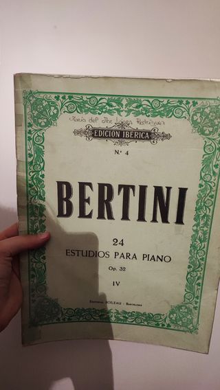 Bertini Estudios para piano