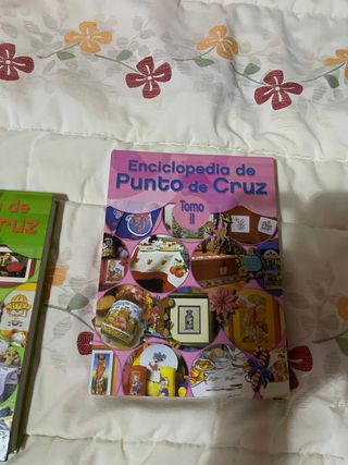 Libros de punto de cruz.