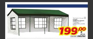 CENADOR poliéster 3 x 6 Mts azul/blanco