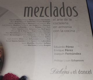 Libro Mezclados, el arte de la coctelería