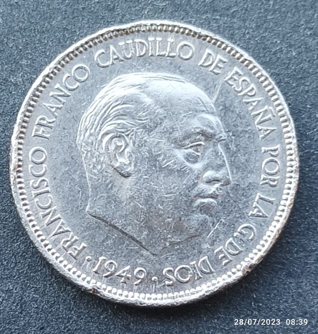 5 pesetas 1949