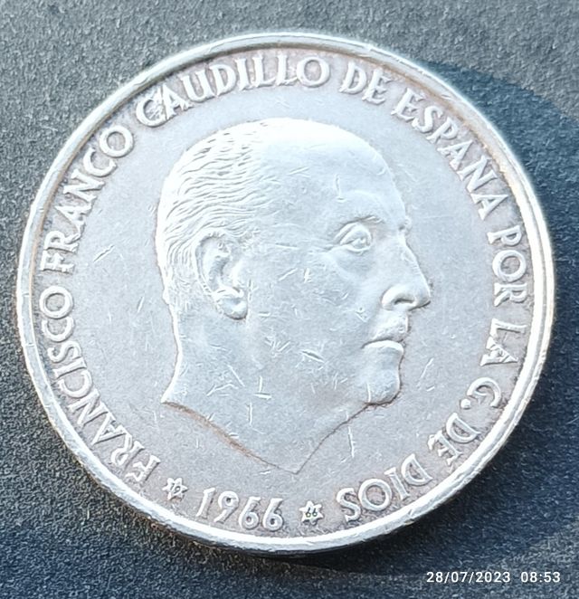 100 pesetas 1966