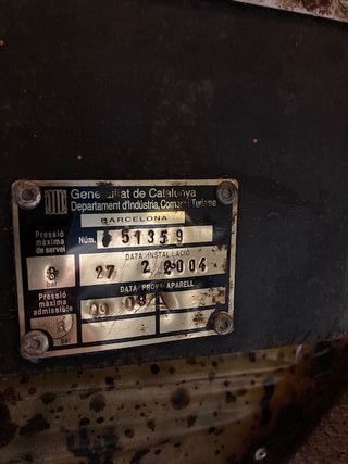 Caldera de vapor de 2.000 Kg/h.