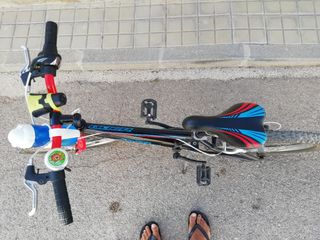 Bicicleta 20"junior negra y roja