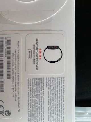 Iwatch serie 5 +GPS y LTE