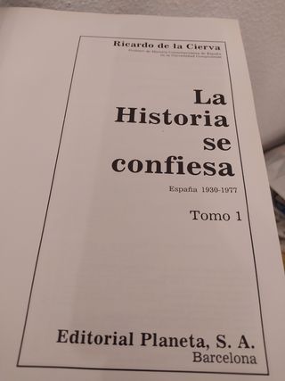 Enciclopedia, La HISTORIA se confiesa