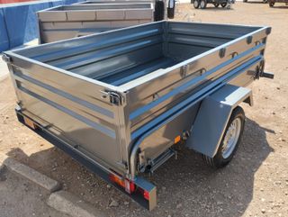 REMOLQUE PORTAMOTOS 3 CARRIL DESMONTABLE + RAMPAS