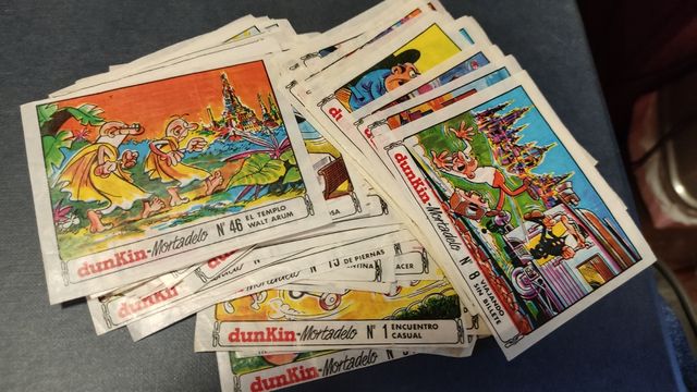 CROMOS MORTADELO y FILEMÓN DUNKIN 1971