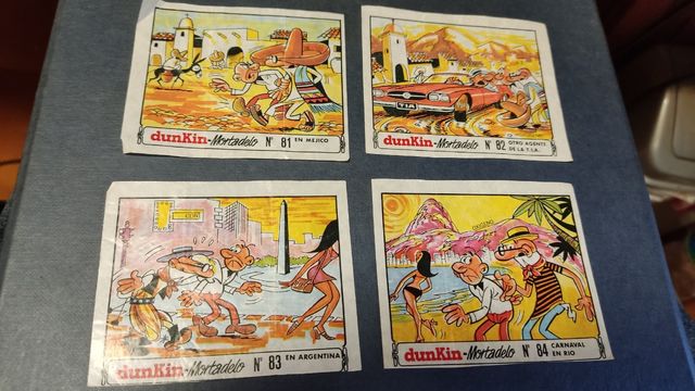 CROMOS MORTADELO y FILEMÓN DUNKIN 1971