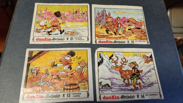 CROMOS MORTADELO y FILEMÓN DUNKIN 1971