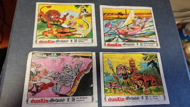 CROMOS MORTADELO y FILEMÓN DUNKIN 1971