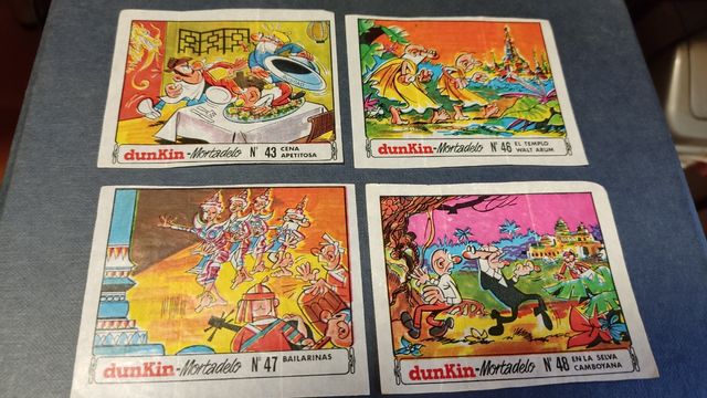 CROMOS MORTADELO y FILEMÓN DUNKIN 1971