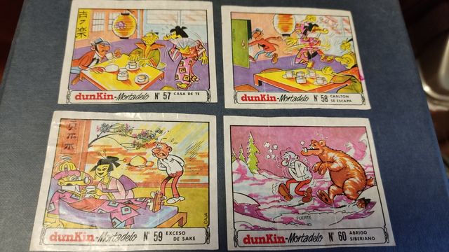 CROMOS MORTADELO y FILEMÓN DUNKIN 1971