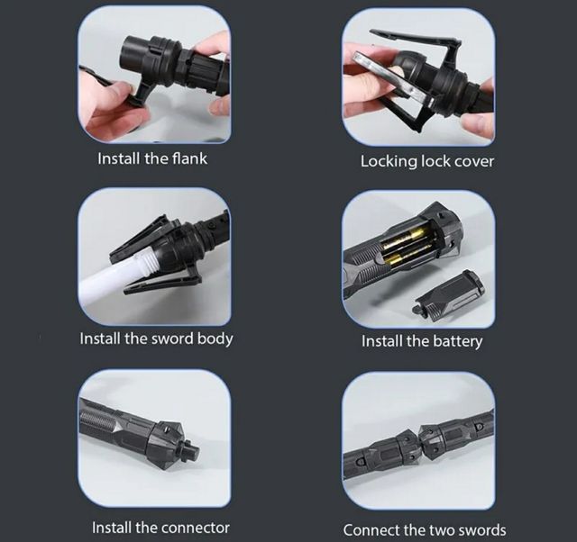 Espada JEDI StarWars JUGUETE LUZ NIÑO FUENGIROLA