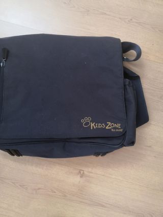 Bolsa carrito con cambiador azul marino