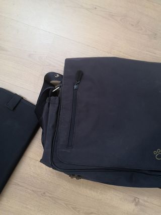 Bolsa carrito con cambiador azul marino