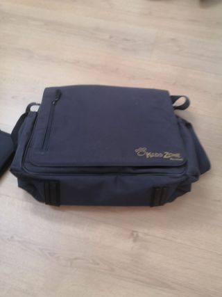 Bolsa carrito con cambiador azul marino