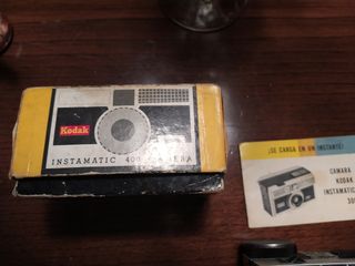 Cámara fotos antigua Kodak Instamatic 400 1965