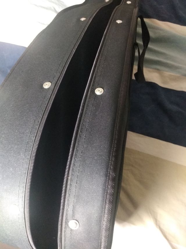 estuche funda ideal viajes guitarra acústica