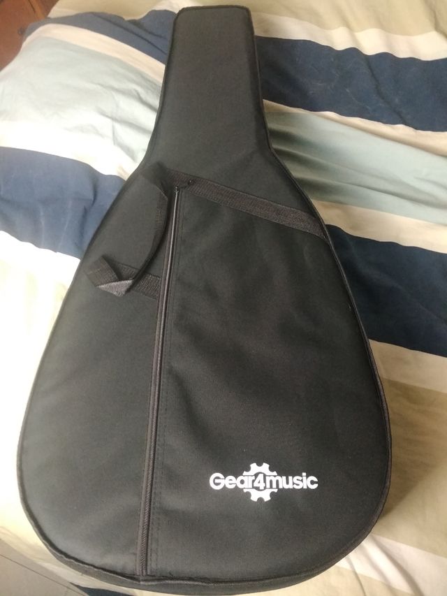 estuche funda ideal viajes guitarra acústica