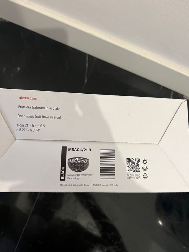 Fruttiera Cactus Alessi nuova