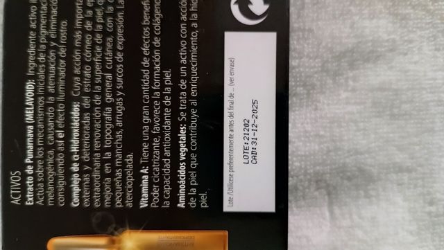 MC CM Argireline profesional  lote 160€