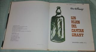 Libro Los hijos del capitan Grant (Disney 1969)