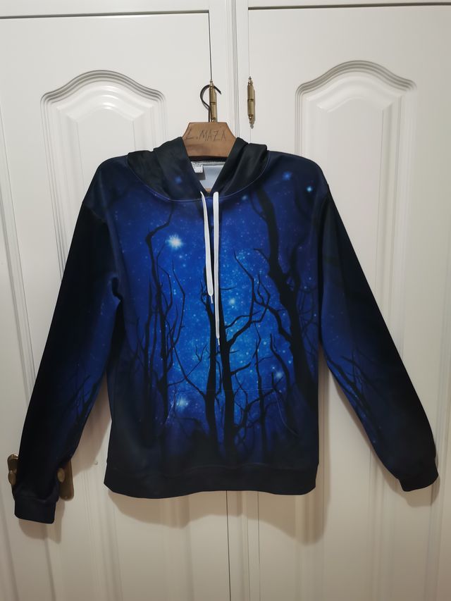 Sudadera bosque nocturno 