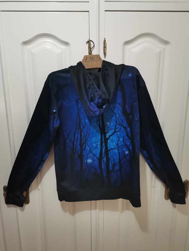 Sudadera bosque nocturno 